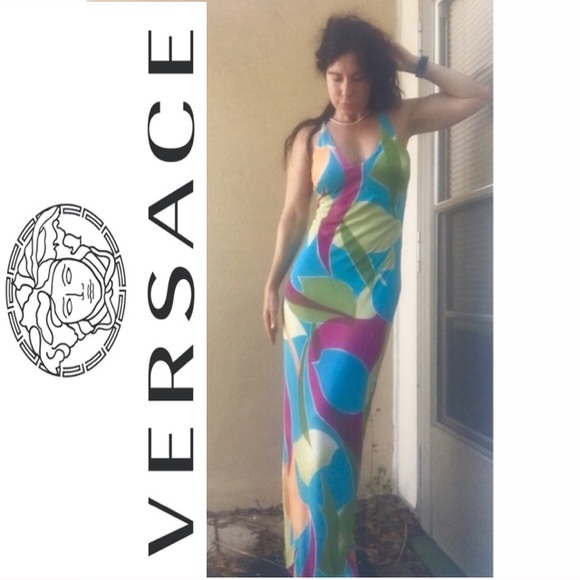 Versace Dresses & Skirts - Versace stretch full length gown small.