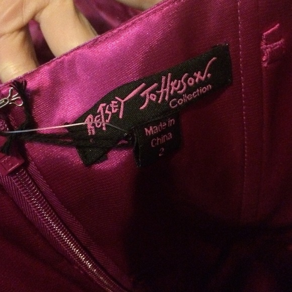 🌟Betsey Johnson Hot Pink Floral Dress - Picture 4 of 6