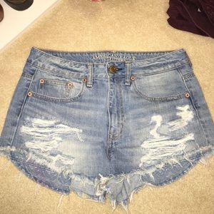 High Wasted American Eagle shorts