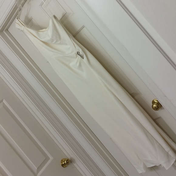 Talbots One Shoulder Grecian Dress, Size 4