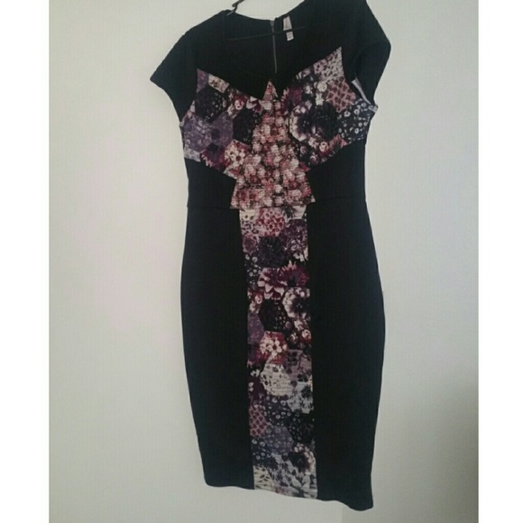 Multi Pattern Shift Dress