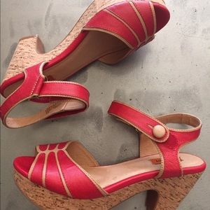 Miz Mooz Red Corbin Sandal