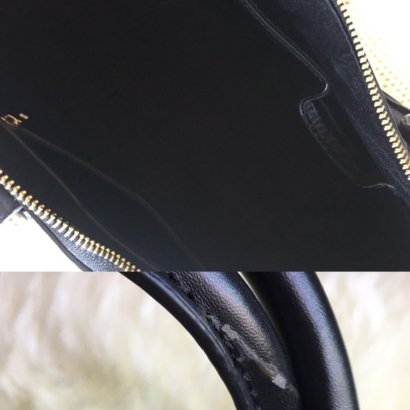 ❤️⚜Host Pick!⚜❤️ Saffiano Black Leather Satchel - Picture 3 of 4