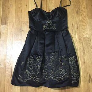 Mini black dress
