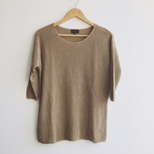 Aritzia linen silk sweater
