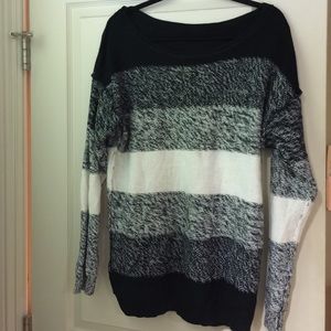 Tunic knit sweater
