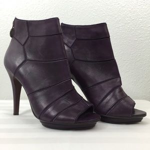 Max Studio Deep Plum Booties