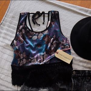 NWT Band of Gypsies crop top