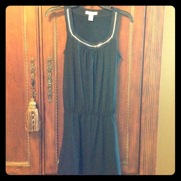 Black summer dress xs
