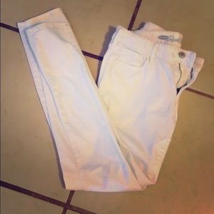 Old Navy White Rockstar Skinny Jeans