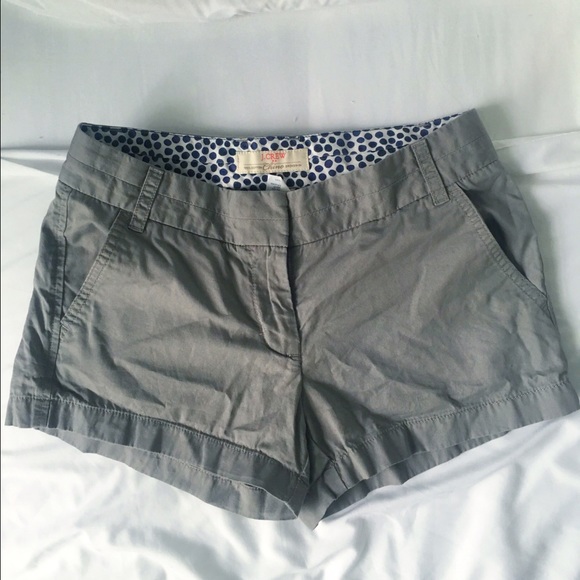 J.Crew Gray Chino 3" Shorts