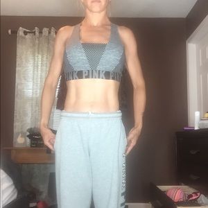 Victoria's Secret Pink strappy sports bra