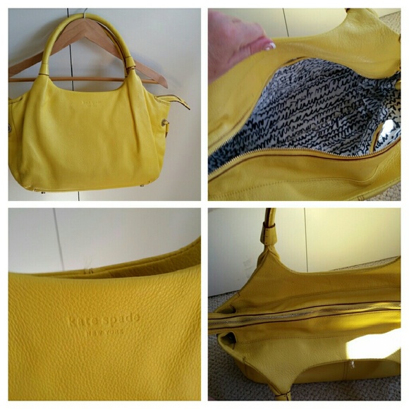 Kate spade yellow Stevie handbag