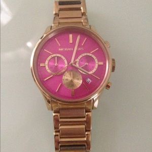 Pink & Gold Michael Kors watch