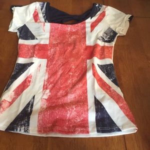 Delia's British Flag Shirt