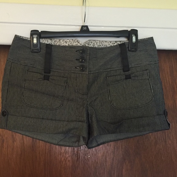 Pinstriped Shorts