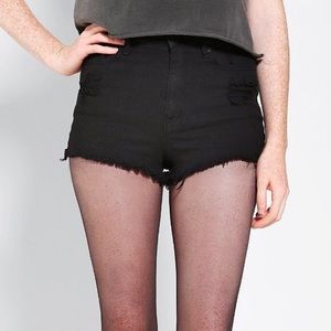 BDG high rise dree cheeky shorts.