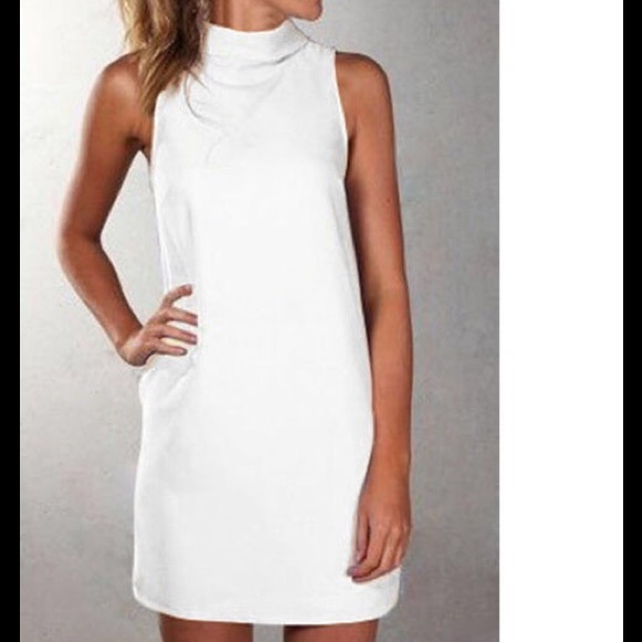 Black Sleeveless Mini Dress - Picture 2 of 4