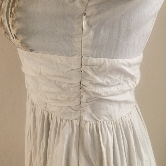 Free people cream cotton dress with side zip - Picture 4 of 4