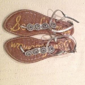 Sam Edelman Galia Silver Sandals