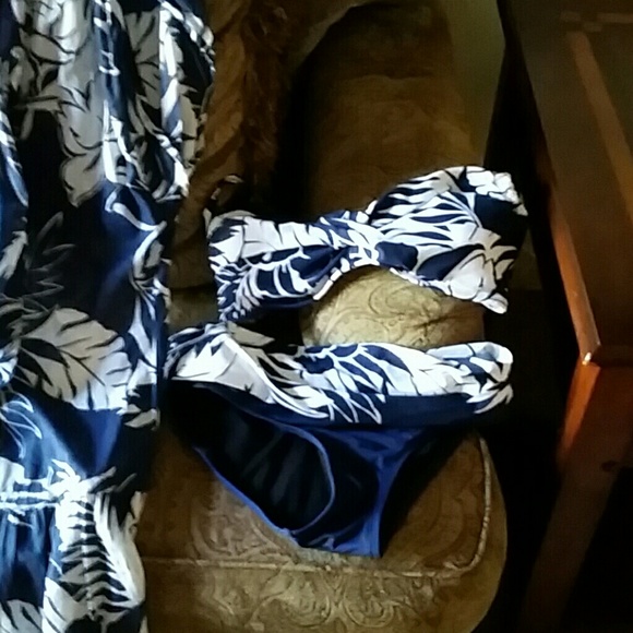 New swim suit and cover up beautiful