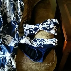 New swim suit and cover up beautiful