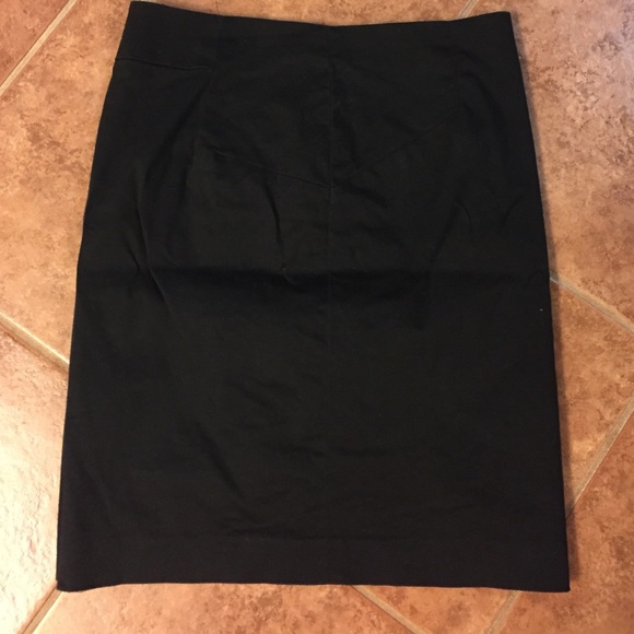 Black pencil skirt