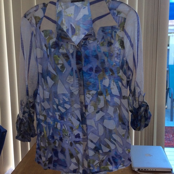 A beautiful David Cline blouse size M. - Picture 1 of 4