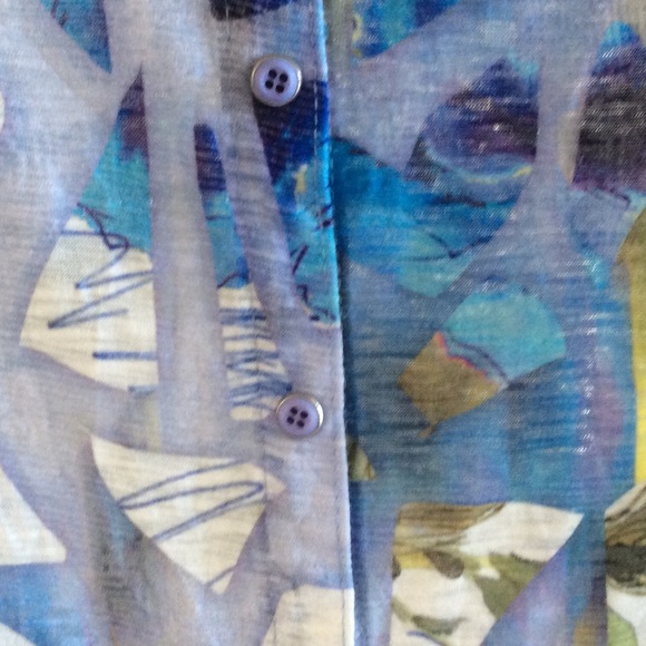 A beautiful David Cline blouse size M. - Picture 3 of 4