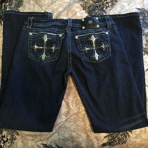 MissMe Mid-Rise Easy Boot Cross Pocket