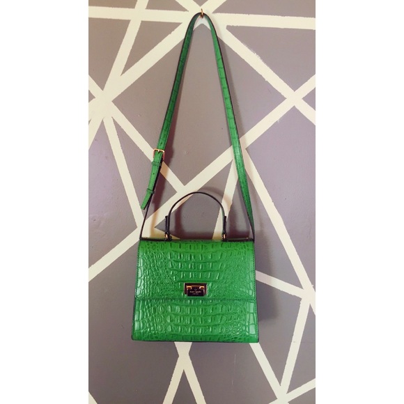 Kate Spade Emerald Green Crocodile Leather Purse