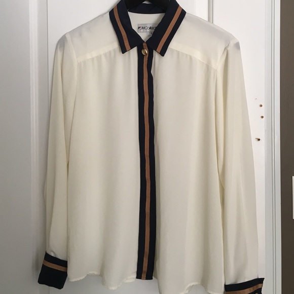 JH Collectibles Tops - Vintage Polyester Button Down Shirt