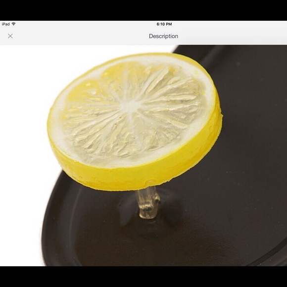 ๐HP๐Black/White Lemon Jelly Sandals - Picture 3 of 4