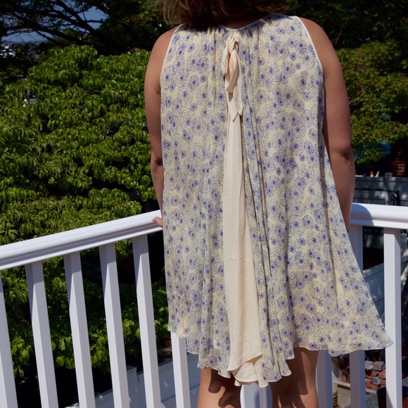 Rag & Bone Silk Chiffon Dress with Back Interest