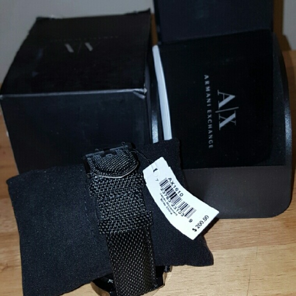 Armani Exchange black dial chronograph  watch - Picture 2 of 4