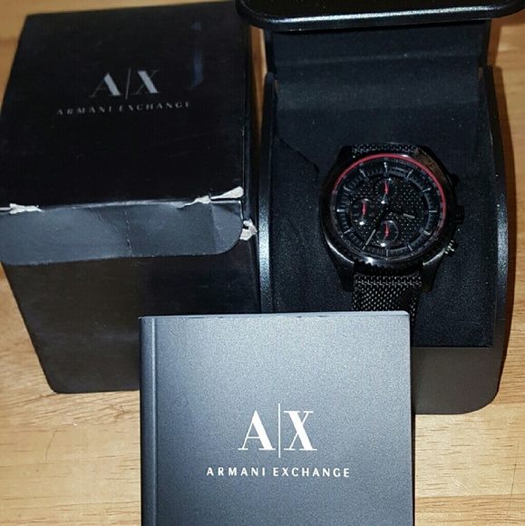 Armani Exchange black dial chronograph  watch - Picture 3 of 4
