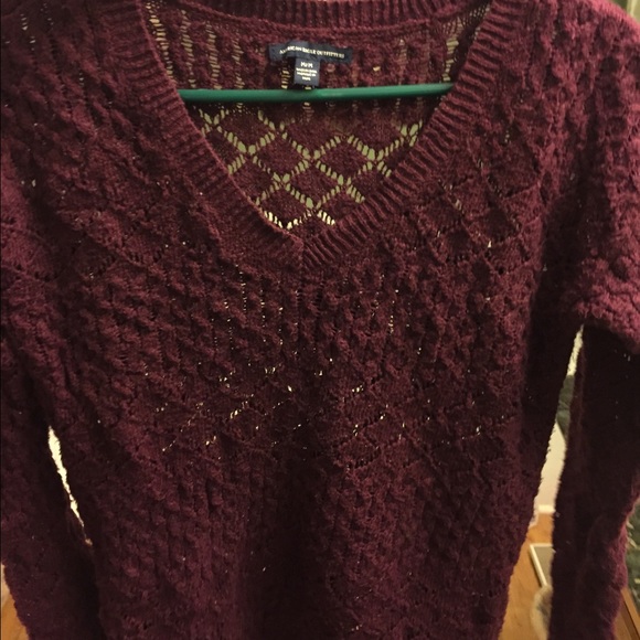 Maroon American Eagle Sweater