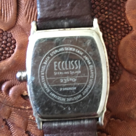 Ecclissi Accessories Vintage Ecclissi Watch In Sterling Silver