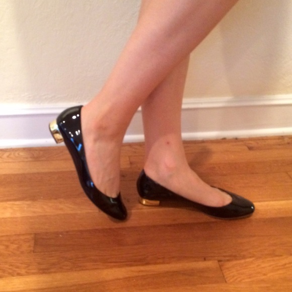 Black J.Crew ballet flats