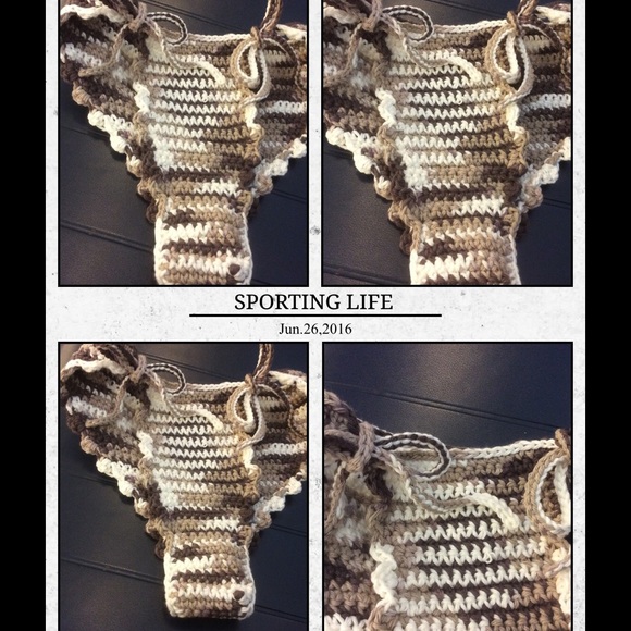 Crochet Biikini Bottom (Bralette/bikini/crop top)