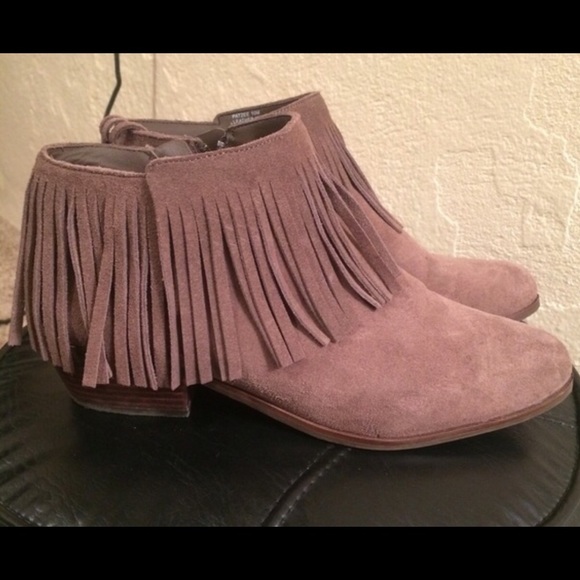 Steve Madden Fringe Booties