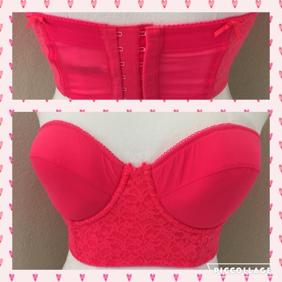 Arie bra lace strapless push-up 34C