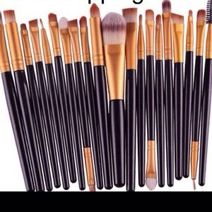 20pcs Cosmetic Makeup Brushes Set Tools. Black