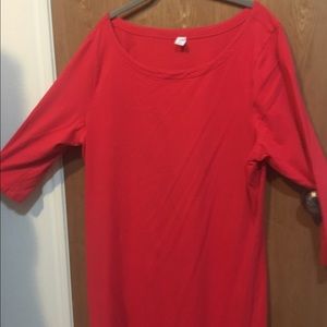 Red shirt or dress
