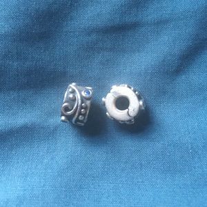 Pandora silver clip charms