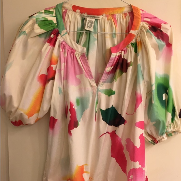 DVF tunic top