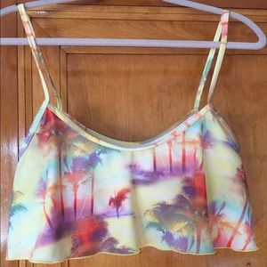 HURLEY PALM TREE BIKINI TOP