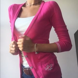 Pink Hollister Cardigan