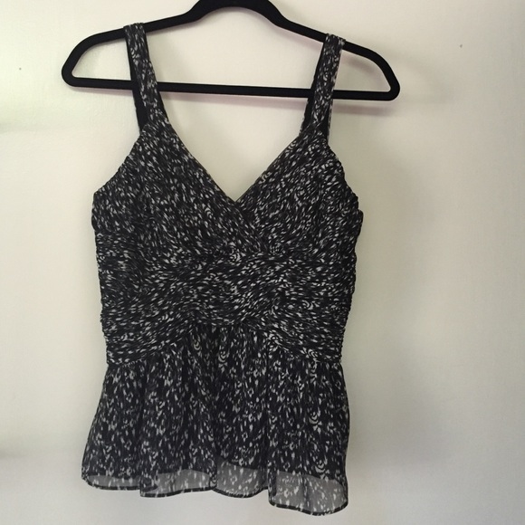 Armani Exchange Black & White Tank