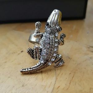 Beautiful unique ring of an Alligator!